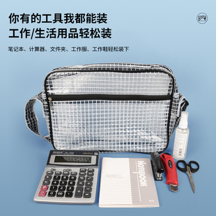 Llpvc Dust-Free Bag Transparent Anti-Static Tool Bag Clean Workshop Dust-Free Bag Diagonal Storage Bag Single and Double Shoulder Bag