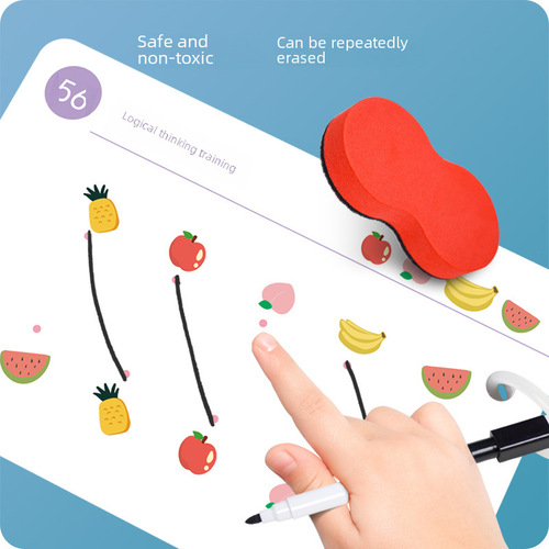 Control Pen Training for Kindergarten Children, Erasable Writing Pen, Concentration Training, Fun Toy, Logical Thinking, Brain Development, Early Education