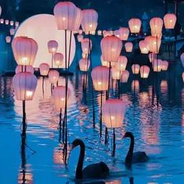 灯笼;旗帜;孔明灯