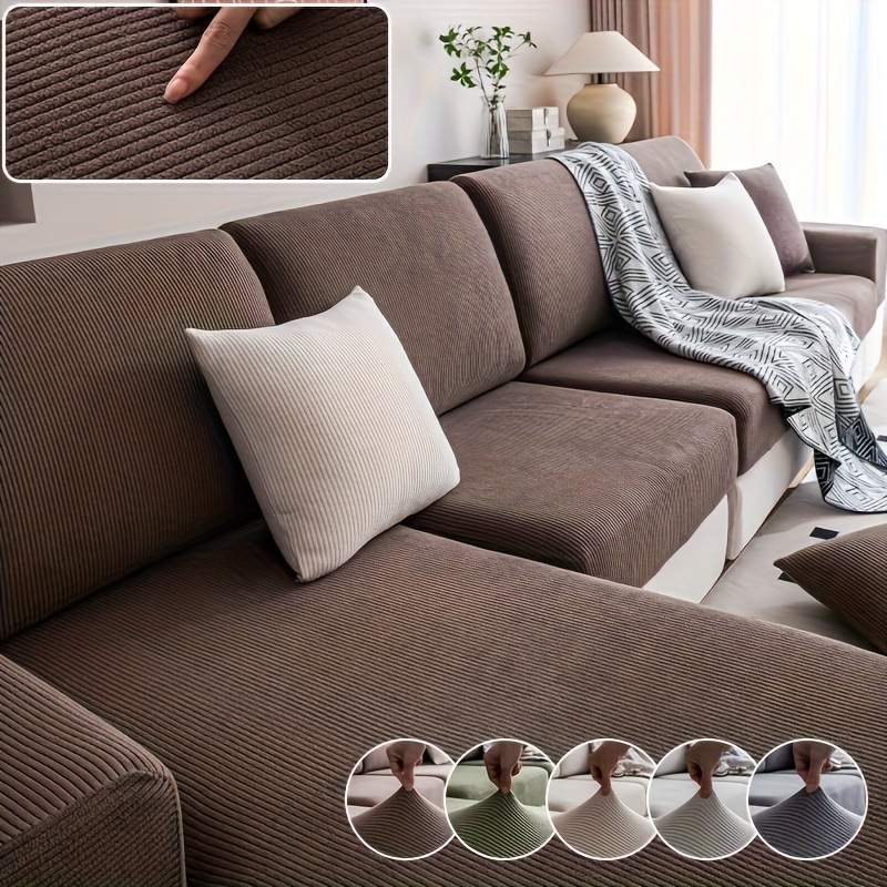 Moderno y simple cubierta de sofá elástico cubierta de cojín de sofá universal todo incluido cubierta de sofá universal se puede lavar a máquina cuatro estaciones cubierta de sofá universal