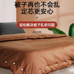家庭用キルトホルダーシーツ滑り止め針なし目に見えないキルトカバー抗ランニングバックル安全な取り外し可能な針プッシャー卸売