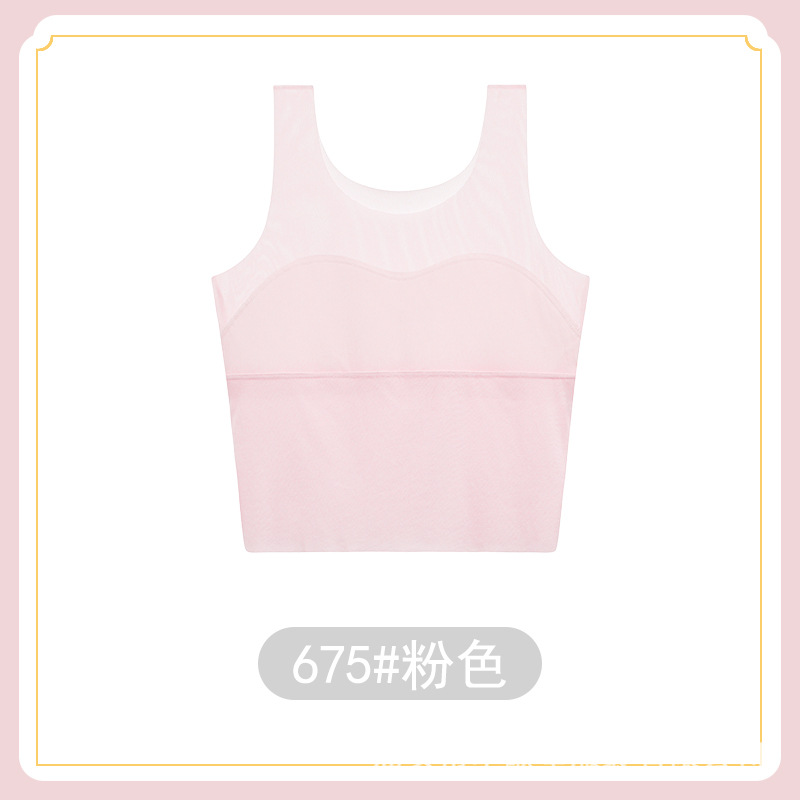 Ropa interior modal para niñas de primaria, chalecos para niñas, sujetadores para niñas mayores, estilo top de primera etapa.