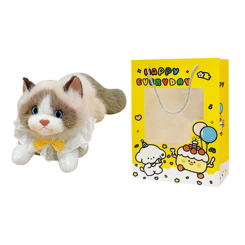 仿真布偶猫咪玩偶会叫毛绒玩具公仔睡觉抱枕安抚娃娃女生生日礼物|undefined