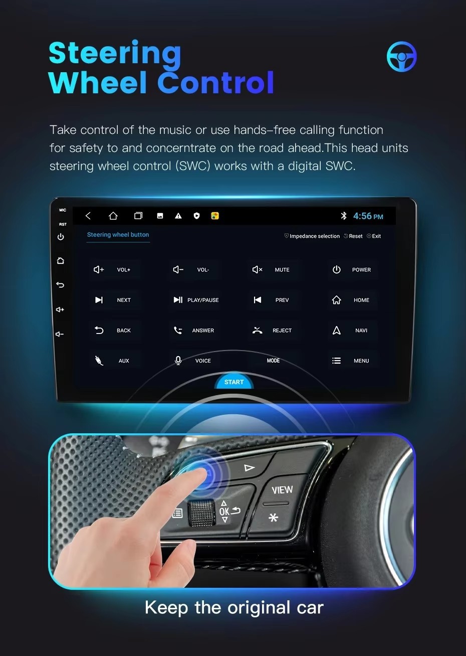 Cross-border applicable Lada Granta 2018-2019 car multimedia Bluetooth rear view Carplay navigation