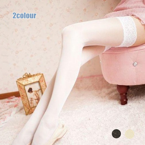 Women's sexy underwear European and American sexy transparent lace stockings thigh stockings garters foreign trade dropshipping