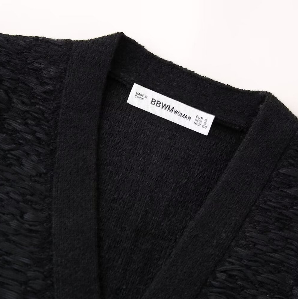 Damen 2024 Sommer Neue Stil Textur Strickjacke_voghion.com