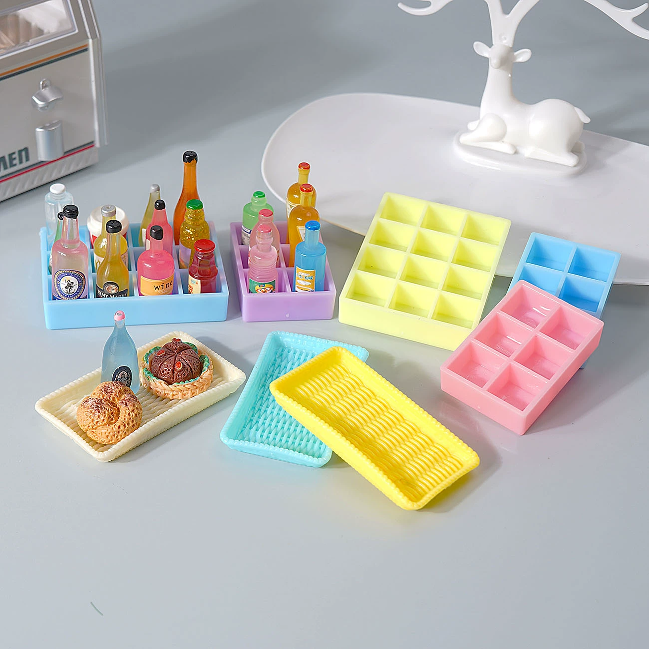 Симулятор мини-поднос для еды микро-ландшафтный аксессуар diy ювелирные аксессуары