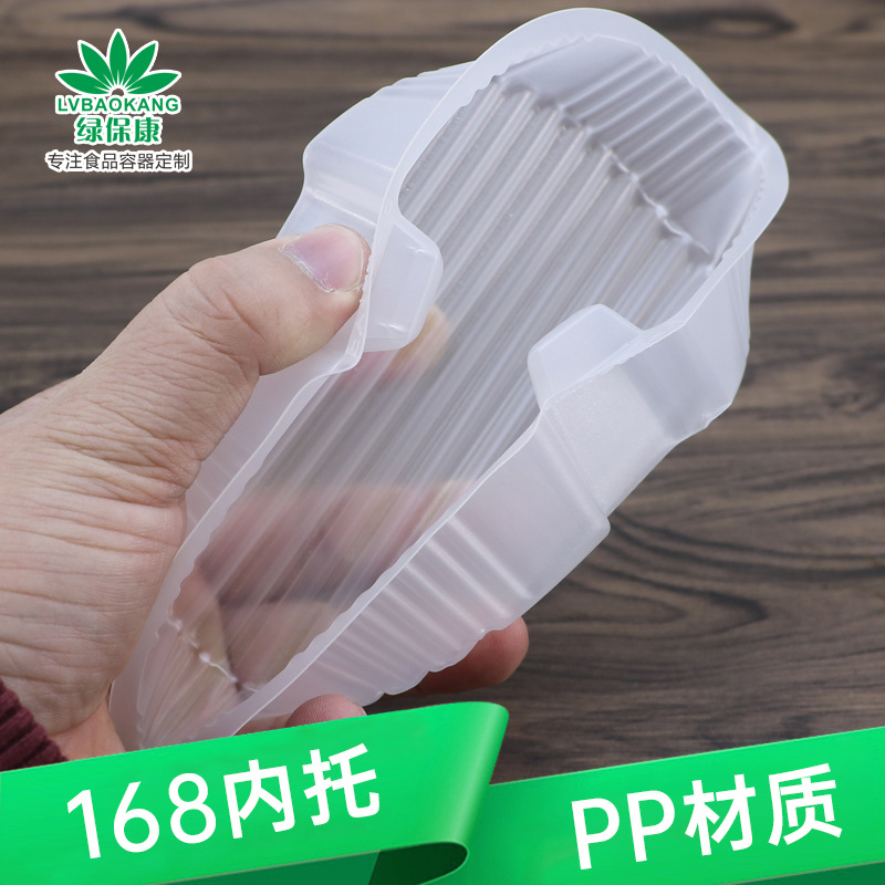 Caja de comidas desechable de 168 calibre soporte interno de doble capa de fideos de sopa aislamiento de aislamiento de microondas gran tazón interno platos al por mayor