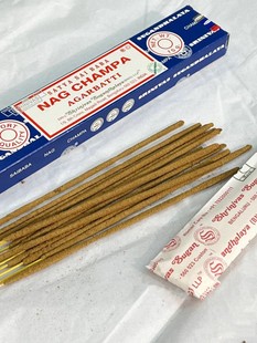 ♔ Nag Champa Saiba Indian Incense Satya Natural Bamboo Stick Incense Home Soothing Incense Diffuser