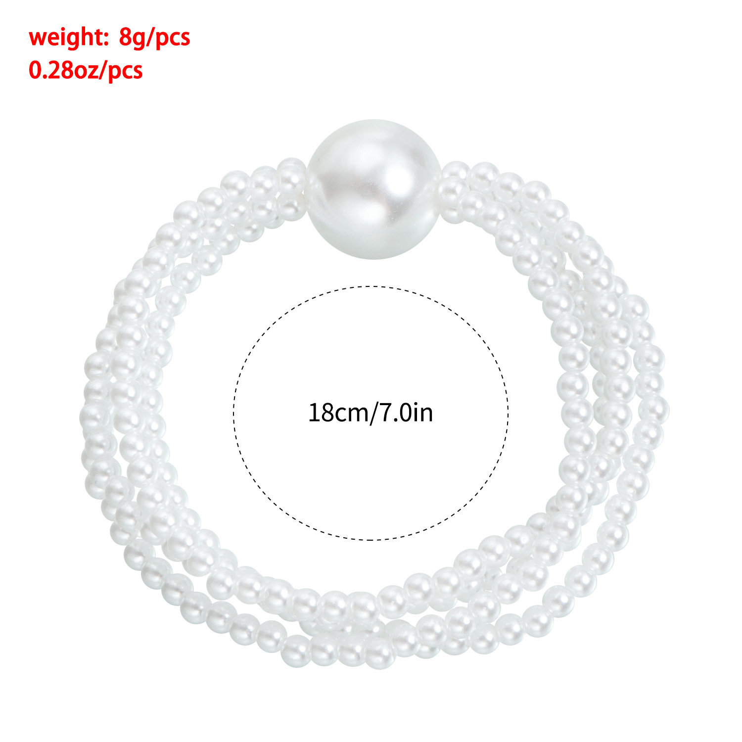 Exaggerated Large Pearl Necklace Multi-layer Luxury Jewellery Set_voghion.com