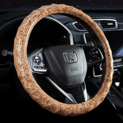 Steering wheel cover, Supply of Anti-Slip Peach Wood Grain