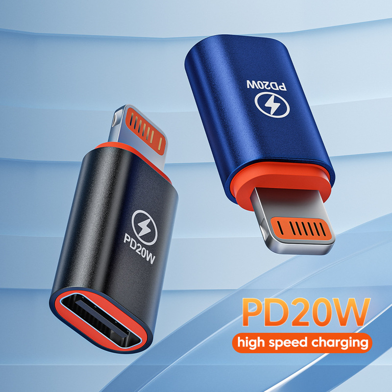 Apple Adapter Converter Suitable for Type-C Female to USB Male Apple Mobile Phone Accessories Pd Adapter