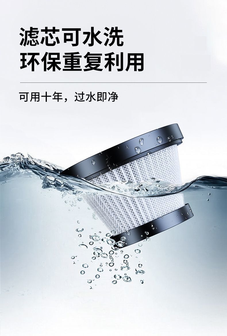 L5U Car Vacuum Cleaner Wireless High Power Large Suction Car Household Small Mini Powerful Handheld Charging