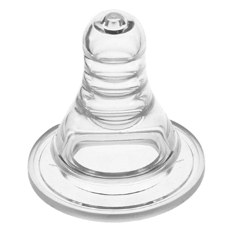 Pezón bebé completo de silicona de alimentación pezón estándar boca ancha calibre pezón al por mayor