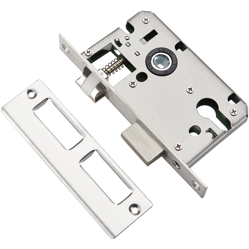 50 cerradura de acero inoxidable interior dormitorio llave cerradura de puerta cerradura de puerta de madera general cerradura de puerta de habitación núcleo de cerradura doméstica