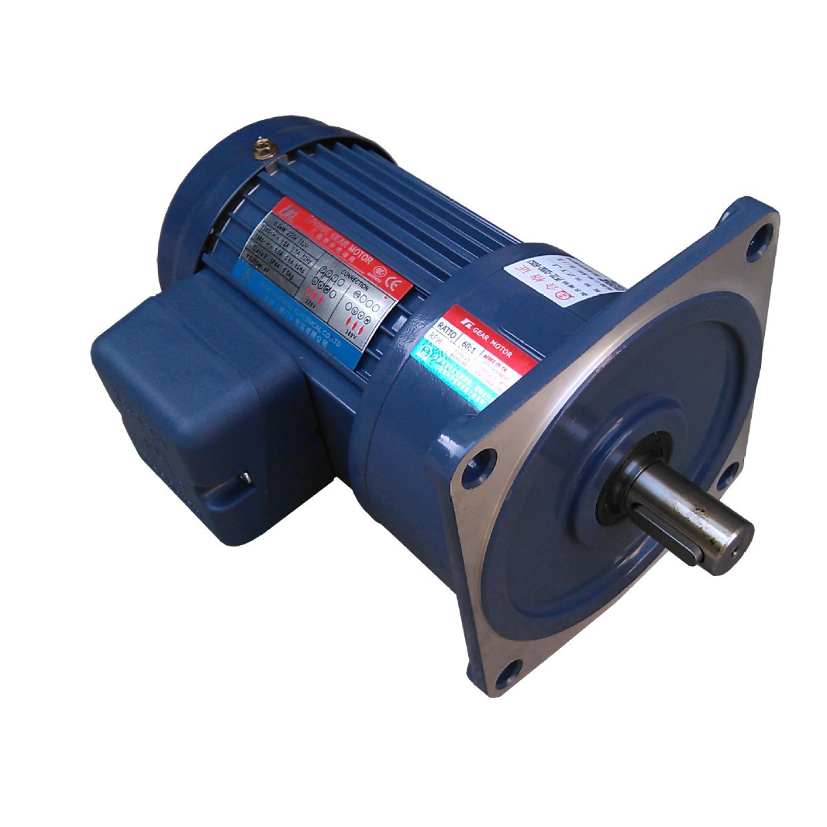 供应卧式减速马达 200W齿轮减速马达【一级代理】