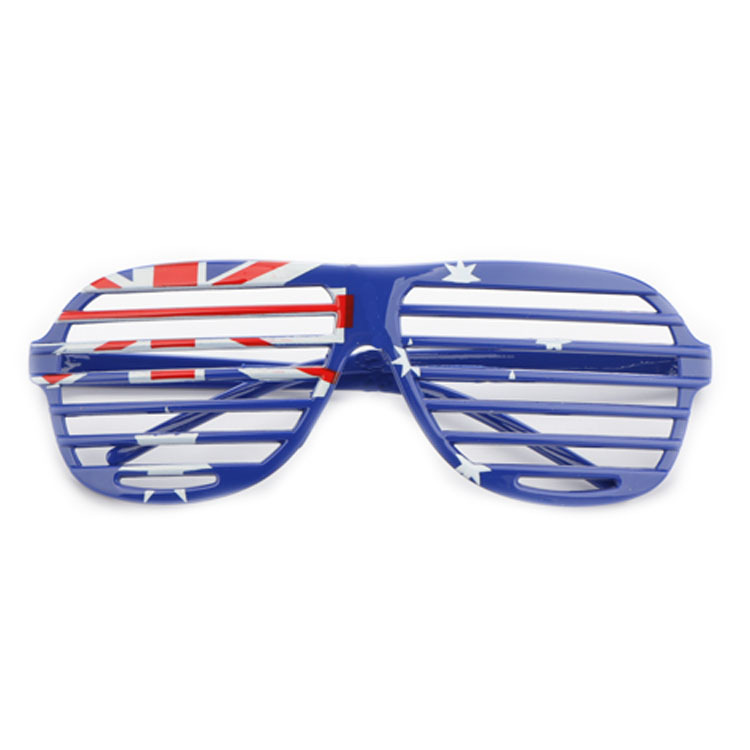Bandera impresa gafas blindas gafas de playa gafas de bandera australiana gafas