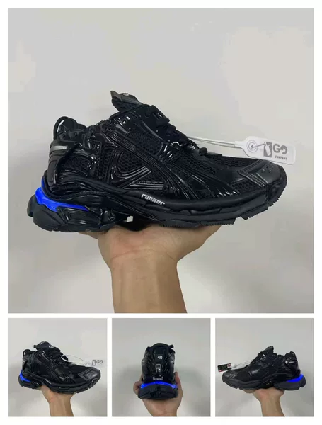 Paris Seventh-Generation Half-Light Shoes Runner7.5 Men's and Women's Led Dad Shoes Height-Increasing Trendy Sports Sneakers, Wholesale Starting from 1 Piece
