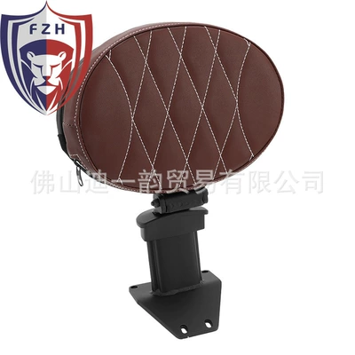 wing GL1800 new modified | Motorcycle cushion - brown-grid-black-pole