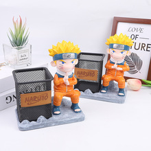 鸣人笔筒送女友礼物简约北欧树脂工艺品摆件手办可爱学生