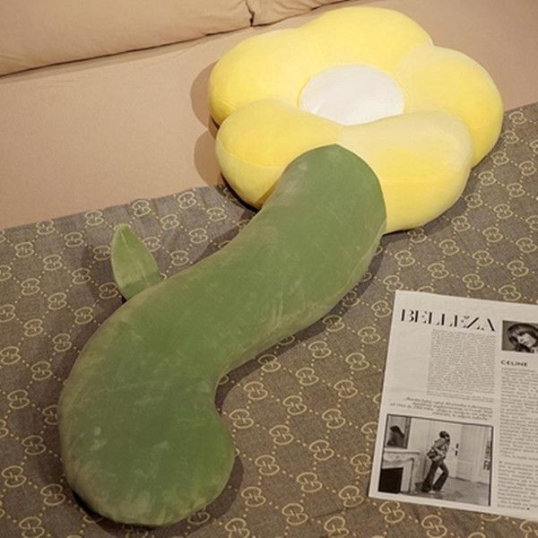 almohada de flores para niñas dormir almohada de piernas almohada de cabecera almohada dormitorio almohada de cama almohada larga regalos de Año Nuevo