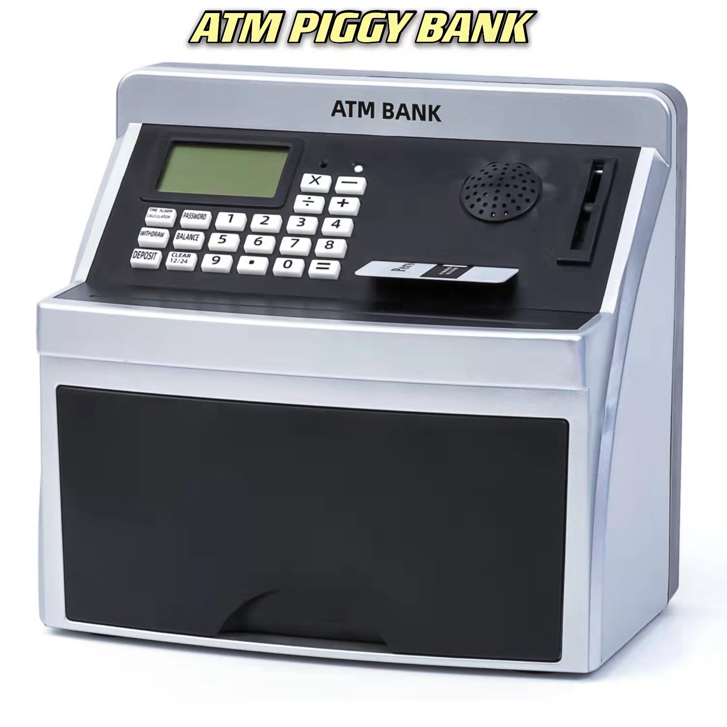 儿童生日礼物创意礼品ATM存钱罐成人密码箱自动卷钱计数储蓄罐|ms