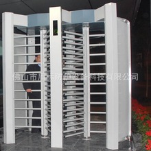 厂家直供人行通道全高转闸氟碳喷涂颜色旋转门双向过道立式挡闸机