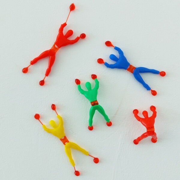 Trek -climbing person sticky Spider -Man climbing wall Superman…