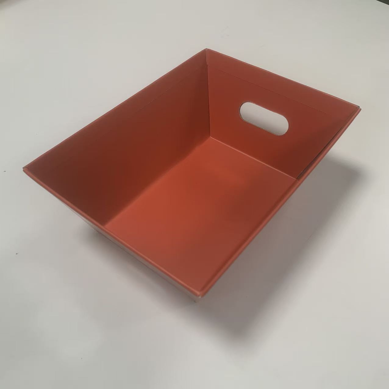 Caja de almacenamiento prefabricada del fabricante original, caja de regalo para frutas, caja de almacenamiento para snacks y artículos diversos, cesta de regalo creativa, caja de almacenamiento trapezoidal image 12