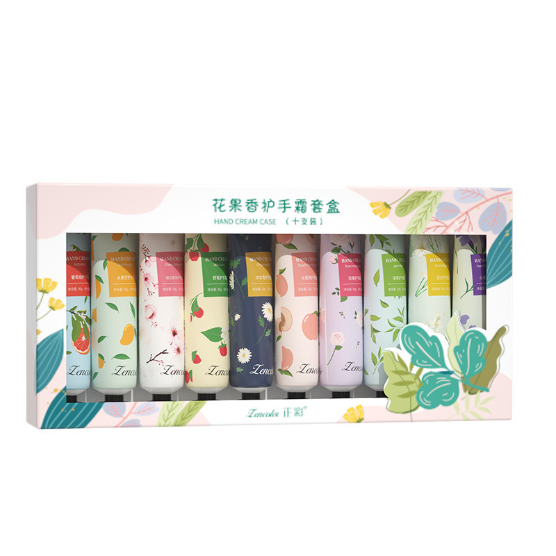 正彩ハンドクリーム卸売り小型秋冬潤い保湿直播福祉品洋甘菊袋入りハンドクリームプレゼント|undefined