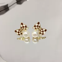 Zhuji натуральные пресноводные жемчужные серьги женские изысканные модные ленты банты жемчужные серьги источник оптом