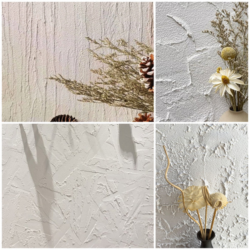 Texture sand texture paint cabin, Nordic style TV background wall, indoor and outdoor clothing store, hand-scraped water-based artistic paint