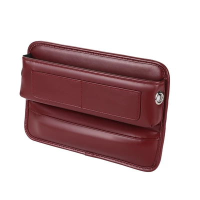 Car storage bag/box box car seat gap storage - pocket-straight-burgundy-3020cm