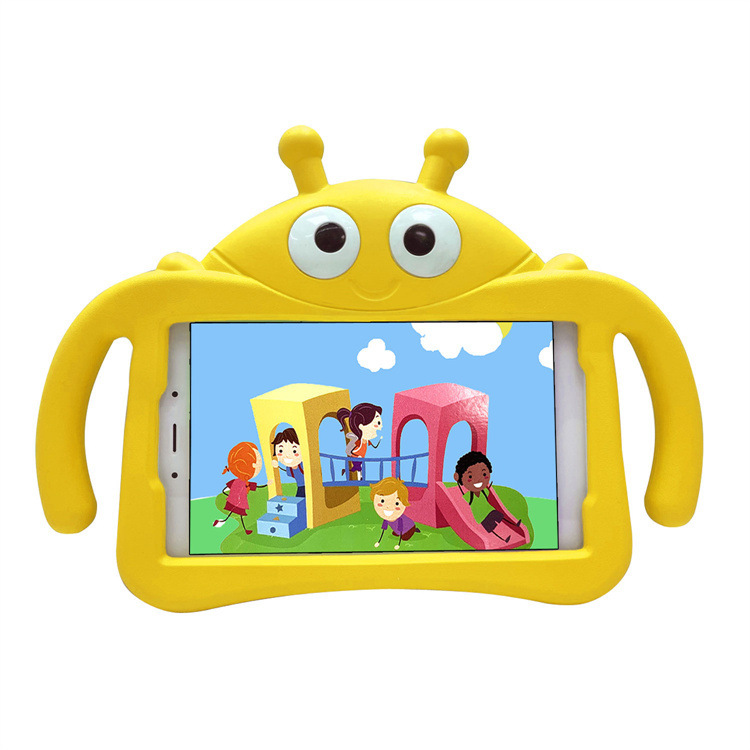 Suitable for T290 Tablet All-Inclusive Protective Case T220 Protective Case T380 Anti-Fall Cartoon 7inch Beetle Soft Case