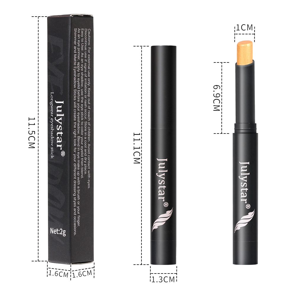 Bunter Make-up-Slacker Pearl Light rotierender Augenstift, Schattenreparatur, Highlighter, Lippenaufhellung, Allzweck_voghion.com