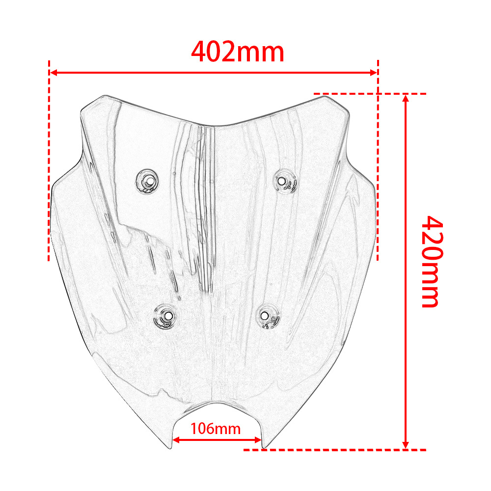 Suitable for Yamaha Nmax155 25 Modified Original Style Competitive Windshield Windshield Instrument Cover Goggles
