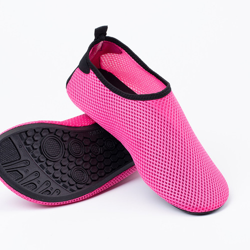 Mesh soft sole lightweight casual fitness men's and women's couple parent-child beach shoes and socks outdoor one-step fitness running shoes