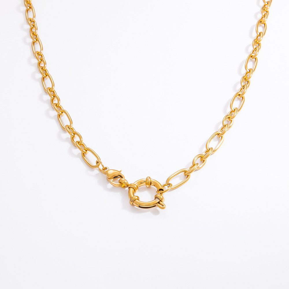 8g Weight PVD Coated Gold Plating Process Chain Jewelry Making Type 40-45cm Jewelry Making Size Lobster Trigger Clasp Closure Clasp Closure Type 18K Gold Plated Plating Material Paperclip Chain, cable chain, snake chain Chain Type 1 Piece Quantity 304 Stainless Steel Material Geometric Pattern Polished Finish Simple Style Style 1 Piece 304 Stainless Steel 18K Gold Plated PVD Coated Paperclip Chain Cable Chain Snake Chain Polished 40-45cm DIY Jewelry Accessories Chain Simple Style Geometric 9