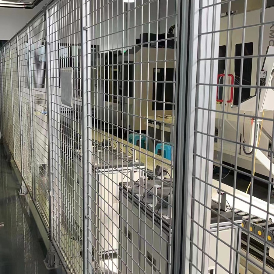 晟力Aluson仓库机械设备安全防护网 机器人安全护栏网