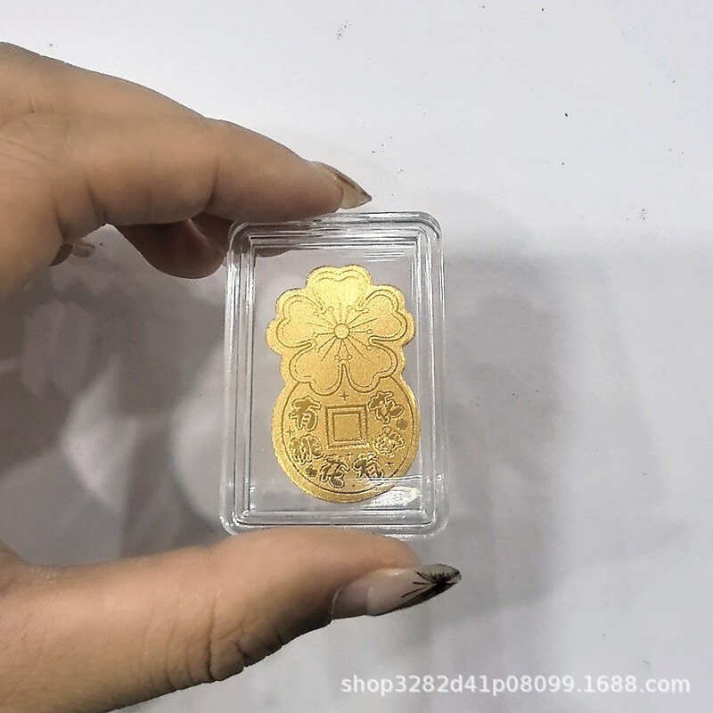 黄金手机贴足金999公主请发财暴富财神生日蛋糕财库中秋国庆礼品|undefined