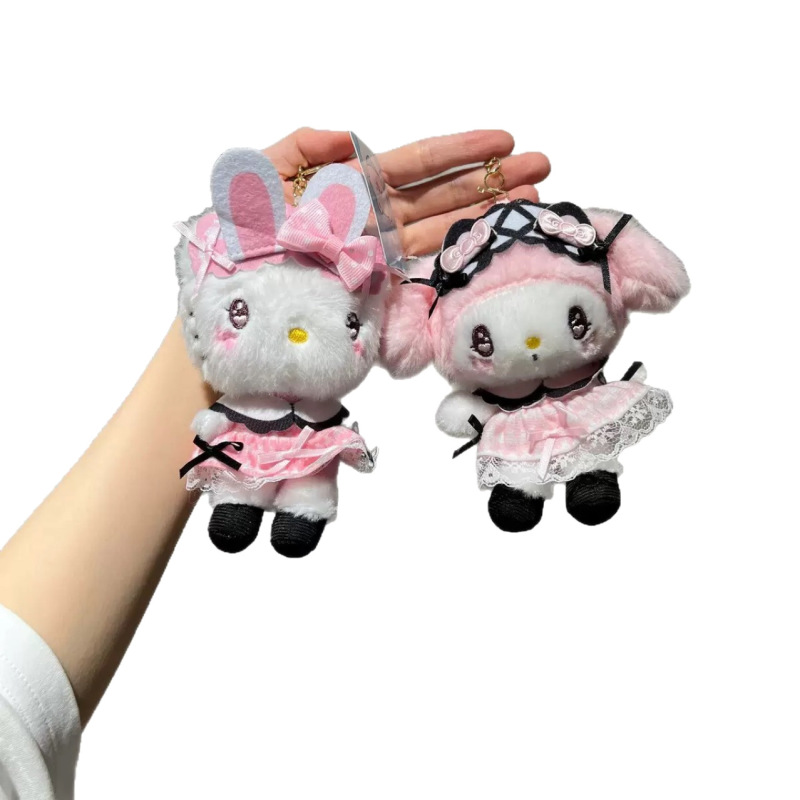 地雷第四世代ハローキティバッグペンダントドリームレースドリームメイドメロディー人形ペンダントキーホルダー|undefined
