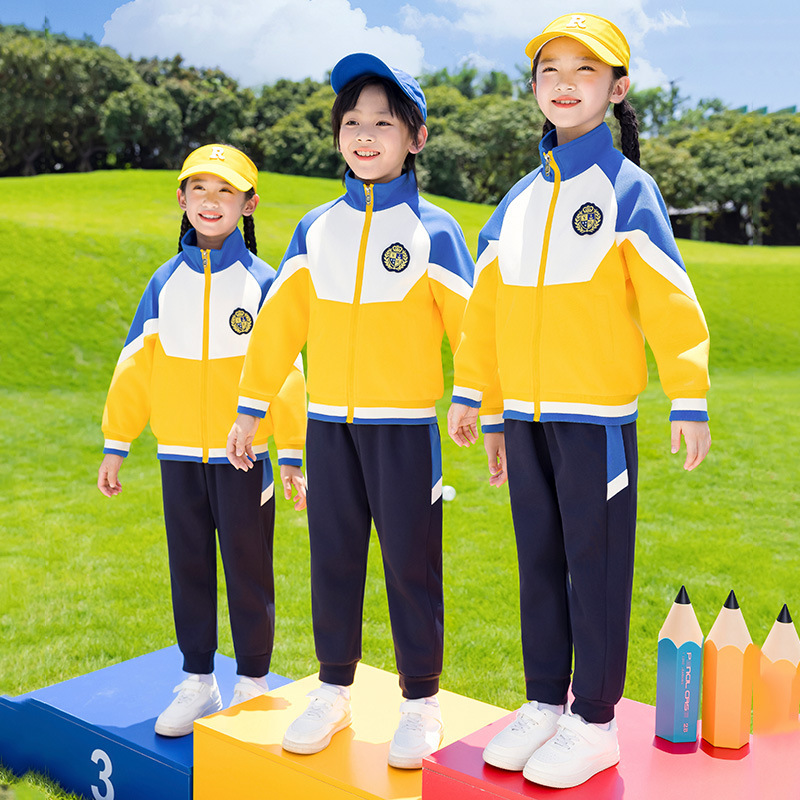 小学生校服夏季短袖幼儿园园服春秋款三件套一年级儿童运动会班服|undefined