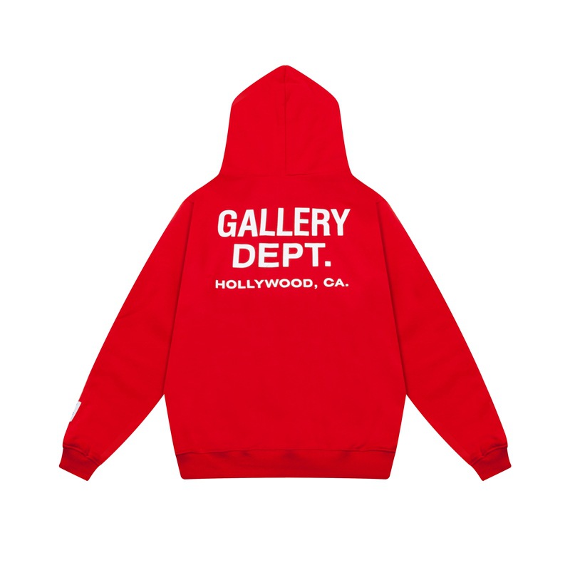 Galería Dept clásico básico letra impresa de estilo de estilo de estilo de mujer y mujer suelta casual sudadera encapuchada