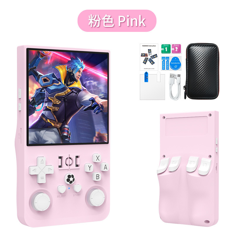 オリジナル正規品越境R36MAXオープンソース携帯ゲーム機 4.0inch 大画面機レトロPSPゲーム機|undefined