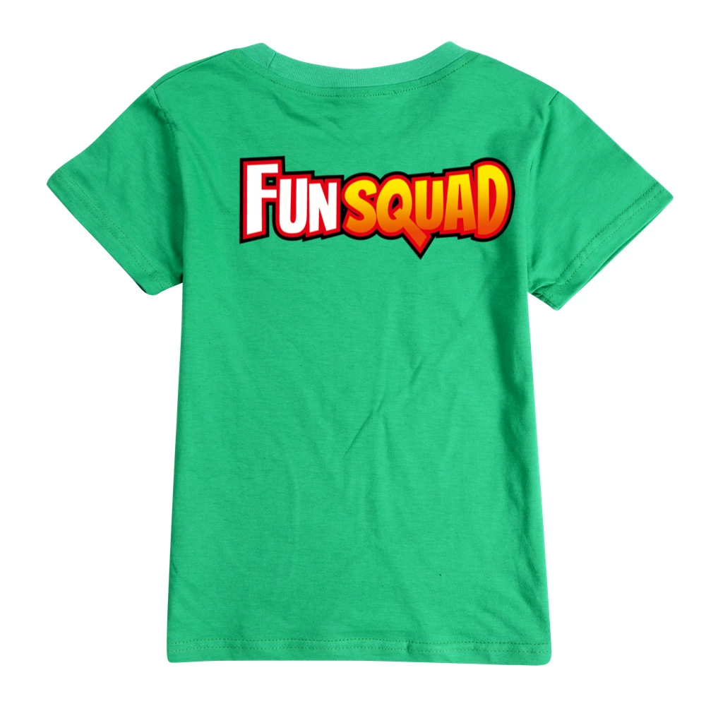 Children's cotton T-shirt Boy Fun Squad Gaming Cartoon T shirt Print Kids T-shirt Girl's Harajuku Summer 3D Short Sleeve T-shirt t-shirt in kid	