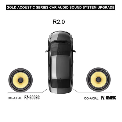 American PUZU Gold, Car speaker/subwoofer - r20-rear-door-coaxial-horn-upgrade