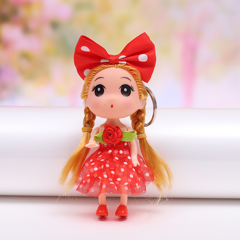 12センチの女の子の人形のおもちゃの人形のキーホルダーのペンダント|undefined