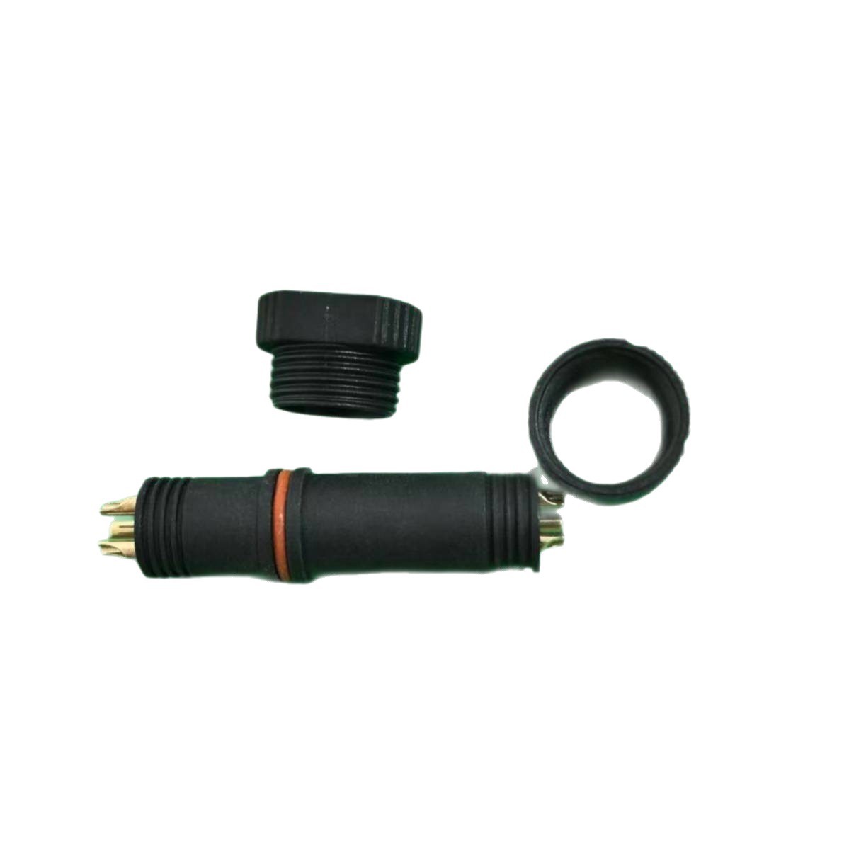 M12-3P防水DC插头 电子五金连接器