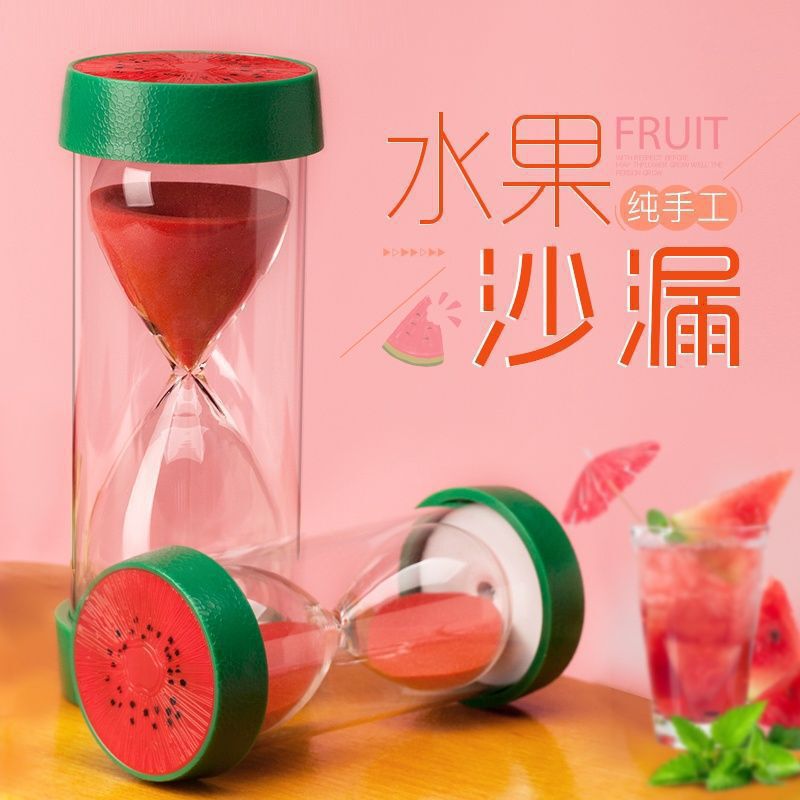 Fruit Hourglass 1-60 Minute Hourglass Timer Kidsren's Anti-Fall Hourglass Student Gift Desktop Decoration