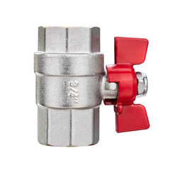 Tangke Valve DN15 Lever Dual Internal Male Brass Ball Valve 4/8 NPT Brass Threaded Two-Piece Brass Ball Valve